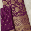 ChatGPT Image Aug 1, 2026, 06_33_08 PM Premium Floral Banarasi Silk Saree with Unstitched Blouse